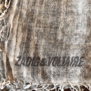 Zadig & Voltaire wool/silk scarf